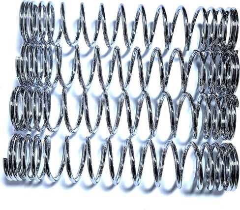 CNC Stronger Shock Springs Wire Dia 3.25mm for Traxxas X-MAXX 1/5 8S, 4pcs (Red) in Saudi Arabia