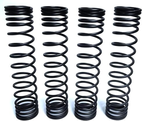 CNC Stronger Shock Springs Wire Dia 3.25mm for Traxxas X-MAXX 1/5 8S, 4pcs (Red) in Saudi Arabia