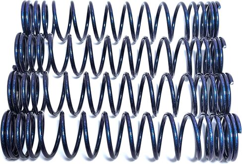 CNC Stronger Shock Springs Wire Dia 3.25mm for Traxxas X-MAXX 1/5 8S, 4pcs (Red) in Saudi Arabia