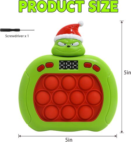 Quick Push Bubble Game,POP Toy Fast Push Game,Quick Push Pop Fidget Toys for Kids 3-12 Years Old,6 Game Mode Upgrades,Handheld Puzzle Games for Halloween and Christmas,Sensory Toys (Unicorn) in Kuwait