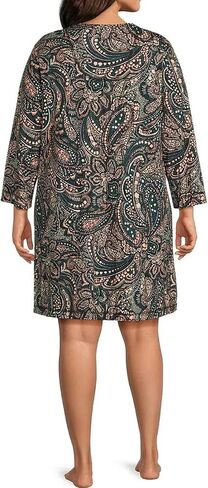 Miss Elaine Women's Interlock Knit Robe, Snap Front and Short Sleeves, Two Front Pockets, Sleepwear and Loungewear in Kuwait