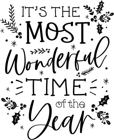 Christmas Holiday Word Phrases Sentiment Wooden Stamp with Handle, Rubber Stamp for DIY Card Making, Crafting, Scrapbooking or Journaling, Calligraphy Word Art Merry Christmas (Design #11) in Saudi Arabia