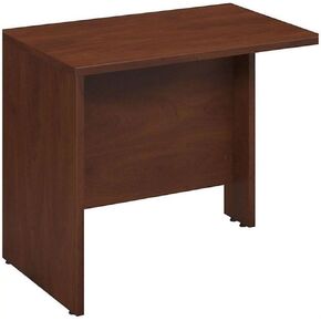 Pemberly Row 36" Transitional Engineered Wood Return Bridge in Cherry