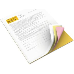 Xerox Premium Digital Carbonless Paper 4-Part Straight Collated White/Yellow/Pink/Gold, 8.5" x 11" (3R12430)