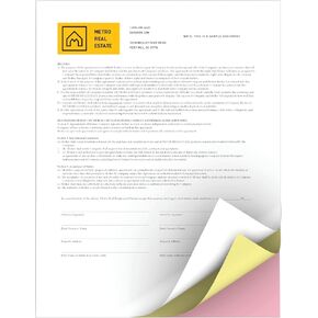 Xerox 3R12425 Revolution Digital Carbonless Paper, 8 1/2 x 11, White/Canary/Pink (Case of 5000 Sheets)