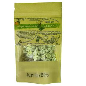 Tea tree & Lavender lotion bars. Clean Butter Bits hand lotion organic natural Ingredients - Fragrance & Preservative Free. Vegan. Zero-waste. Made in USA (Large)