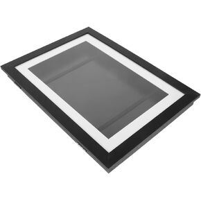 Cabilock Picture Frame Box Oil Painting Display Case Density Board Memory Frame for Diy Artwork