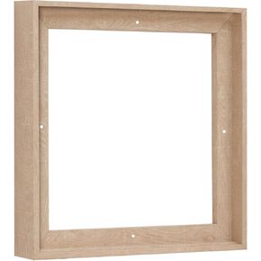 Pixy Canvas Floater Frame 12x12 لمدة 1-1/4 (1.25) بوصة من اللوحات القماشية العميقة/مطبوعات قماش/لوحات قماش خشبية/جدار فن/ديكور/ديكور المنزل/العمل الفني (البلوط الأبيض الشمالي ، 12 × 12 بوصة ، مربع)