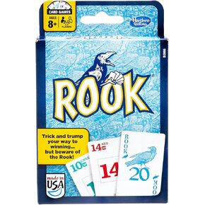 Hasbro Gaming Rook Card Game | Family Games for Kids, Teens, and Adults | 2 to 6 Players | Bidding and Trick-Taking Games | Fun Summer Activities | Vacation Travel Essentials | Ages 8+