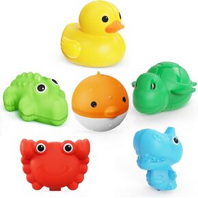 SOPPYCID Tonoviviy Resuable Magnetic Water Balloons, Quick Fill Bath Toys,Self-cleaning Water Balloons for Summer Toys and Parties, Pool Toys, and Bath Time (4PCS)