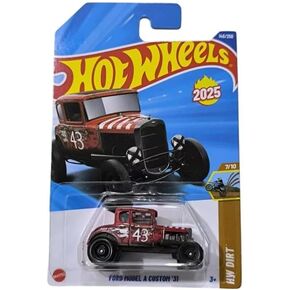 Hot Wheels Ford Model A Custom '31 [Red], HW Dirt 7/10, 140/250, 1:64 Scale Diecast Car