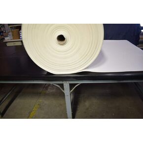 White Foam Closed Cell 1/8" High Density Auto Crafts Upholstery 60"W Volara BTY