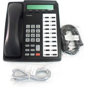 Toshiba Strata DKT3020-SD 20-Button LCD Display Speakerphone (Black) (Renewed)