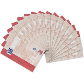 Oxford A4 Recycled Exercise Book 16 Sheets Ruling 7 Squared Pack of 15