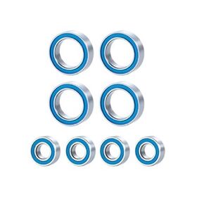 RC Upgrade Parts for Traxxas 1/16 for E-Revo for Slash for Rally for Summit 8PCS Rubber Sealed Ball Bearing Kit RC Car Upgrades Parts Accessories
