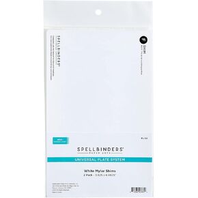SPELLBINDERS PAPERCRAFTS, INC Mylar Shim 2/PKG White, Multi