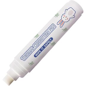 HXBER White Out Pen, Thermal Paper Correction White Out Liquid Pen Parcel Express Tool for Thermal Label Shopping Bill Data Information Eraser Privacy Protection Pen - 1PC