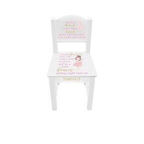 Children's Time out chair, Nusery or Playroom Chair, Cute Chair for Baby Shower Gift
