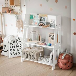 Montessori open shelves, Toy storage shelf for kids, Nursery shelves, Toy shelf for kids, Second birthday gift, Childroom furniture (Natural)
