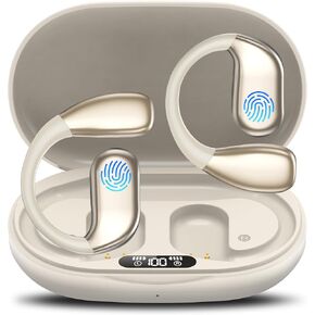 AI Language Translator Earbuds, OWS Real-Time 3-in-1 Translation Earbuds 144 Languages & Accents, Audifonos Traductores Inglés Español, Translation Device for Travel Business, Black