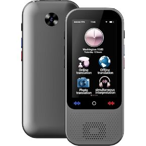 Language Translator Device No WiFi Needed, Upgraded S80 Pro Ai ChatGpt PortableTranslator with 138 Languages, Real-Time Two-Way Voice Offline/Photo/Translation Device for Travel Business Learning