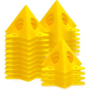 KATA 56pcs Pyramid Stands Painter's Painting Stands, Mini Cone Paint Stands for Canvas and Door Risers Support, Painting Pyramids