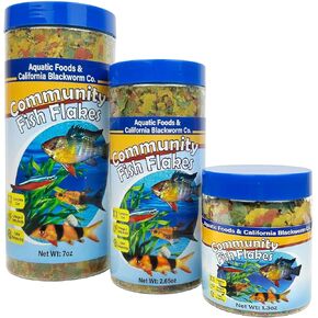 أسماك الأطعمة Aquatic Foods Inc. Community & Tropical Fish Fish ، لأسماك الملاك ، والأظافر ، والحاملين الحية ، والطفرات ، والغرورامي ، وسمك السلور ، و cichlids ، ومزيج بيليه من 12 نوعًا ومزيج رقاقة من النوع 4