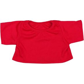 Red T-Shirt Outfit Teddy Bear Clothes Fits Most 14"-18" Build-a-Bear and Make Your Own Stuffed Animals