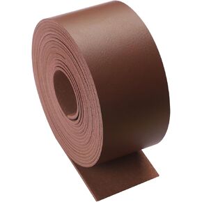 Picheng Faux Leather Straps 1 Inch Wide Leather Strip, 138 Inch Long Leather Belt Strips for DIY Craft, Hobby Workshop (Black-1Inch)