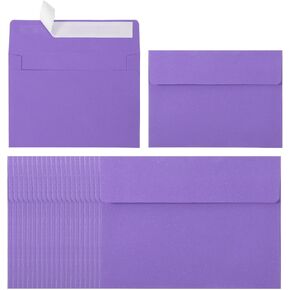 PATIKIL 24Pack A2 Envelopes, Self Seal Yellow Invitation Envelopes 4-3 8 x 5-3 4 for Postcard Wedding Greeting Cards Photos Announcement Mailing, 4-3/8" x 5-3/4" Size