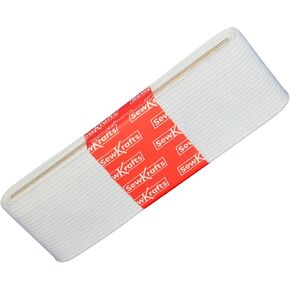 Underwear & Pajama Elastic - 2 Inch x 2 Yards, Soft & Stretchy Woven Elastic for Comfortable Underwear & Sleepwear Waistbands