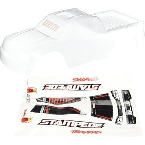 Traxxas 3617 Clear Body with Decal Sheet, Stampede, 329-Pack