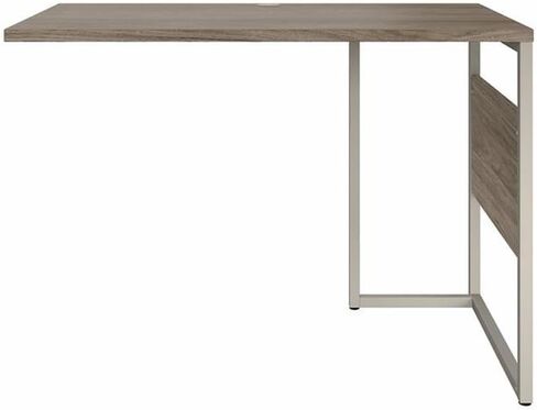 Pemberly Row 42W x 24D Desk Return/Bridge in Storm Gray - Engineered Wood in Saudi Arabia