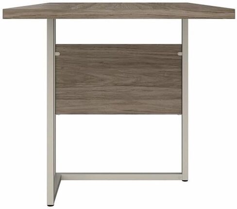 Pemberly Row 42W x 24D Desk Return/Bridge in Storm Gray - Engineered Wood in Saudi Arabia
