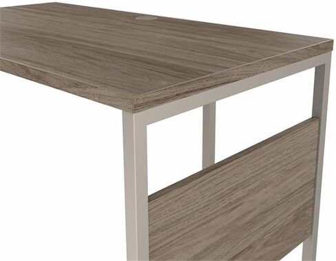 Pemberly Row 42W x 24D Desk Return/Bridge in Storm Gray - Engineered Wood in Saudi Arabia