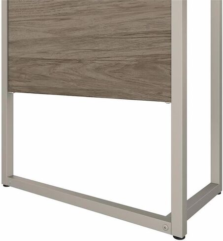 Pemberly Row 42W x 24D Desk Return/Bridge in Storm Gray - Engineered Wood in Saudi Arabia