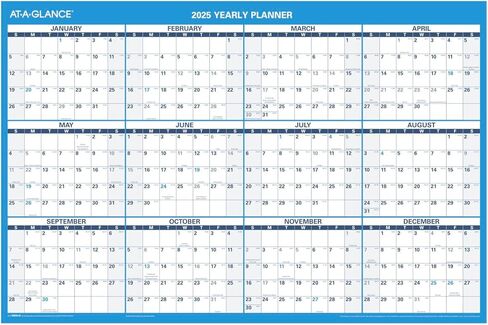 AT-A-GLANCE 2026 تقويم محو ، مخطط الجدار الجاف ، 36 "× 24" ، كبيرة ، سنوية ، أفقية/عمودية ، مواسم في الإزهار (PM200P2826) in Kuwait