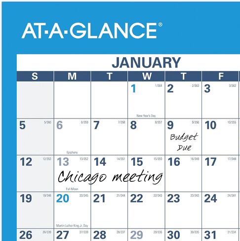 AT-A-GLANCE 2026 تقويم محو ، مخطط الجدار الجاف ، 36 "× 24" ، كبيرة ، سنوية ، أفقية/عمودية ، مواسم في الإزهار (PM200P2826) in Kuwait