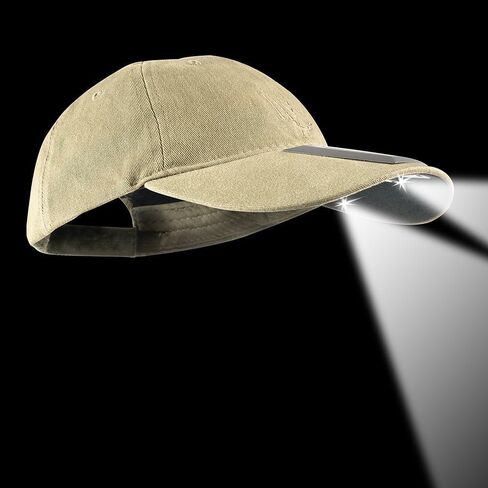قبعة Panther Vision POWERCAP LED الشمسية القطنية 15/00 فائقة السطوع بدون استخدام اليدين مضاءة للمصابيح الأمامية in Kuwait