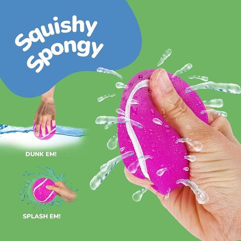 ArtCreativitive Sports Balls Water Splash Toys - مجموعة من 3 - ألعاب حمام إسفنجية للأطفال - 3 تصاميم كرات رياضية مختلفة تشمل كرة القدم وكرة السلة وكرة كرة القدم - ألعاب أحواض الاستحمام والبركة للأطفال in Kuwait