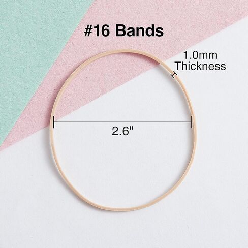 Staples Rubber Bands, #33 Band Size, 1mm Thickness, Resealable Storage Bag, 700-Pack, Beige in Saudi Arabia