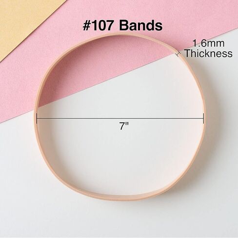 Staples Rubber Bands, #33 Band Size, 1mm Thickness, Resealable Storage Bag, 700-Pack, Beige in Saudi Arabia