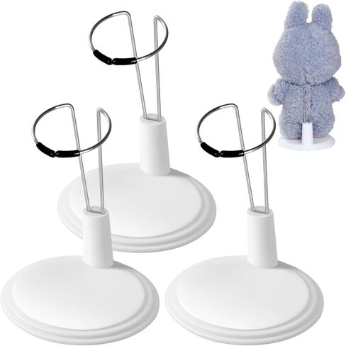 Doll Stand for 17cm Baby Doll Accessories- Action Display Stands for Doll (3-Pack) in Saudi Arabia