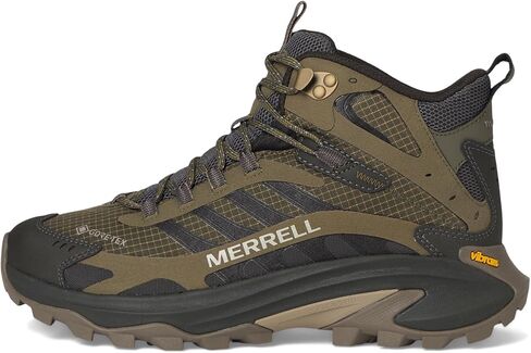 حذاء المشي لمسافات طويلة Moab Speed ​​2 Mid GTX للرجال من Merrell، زيتوني، 10 in Saudi Arabia