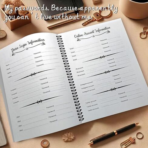 Rovhity End of Life Planner – “Sorry, It’s Your Problem Now" Funny Death Binder Organizer for Final Wishes, Passwords, Legal Documents, Funeral Planning & Personal Affairs in Saudi Arabia