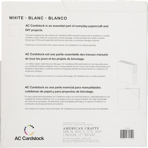 American Crafts Cardstock Pack - Black 12x12 Paper in Saudi Arabia