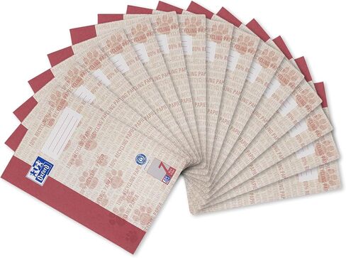 Oxford A4 Recycled Exercise Book 16 Sheets Ruling 7 Squared Pack of 15 in Saudi Arabia
