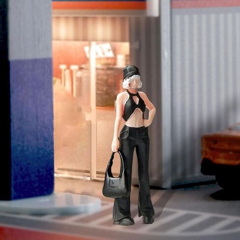 1:64 النماذج النماذج مصغرة شخصية تمثال لعرض الديوراما ، فتاة الكتف in Kuwait