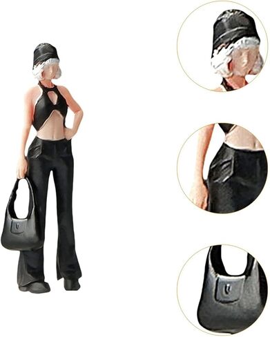 1:64 النماذج النماذج مصغرة شخصية تمثال لعرض الديوراما ، فتاة الكتف in Kuwait