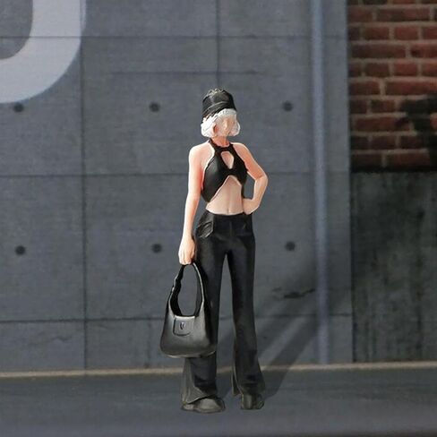 1:64 النماذج النماذج مصغرة شخصية تمثال لعرض الديوراما ، فتاة الكتف in Kuwait